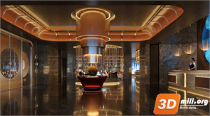 Lobby Decoration Skp Files 